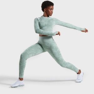 Gymshark OG Camo Seamless Leggings Green